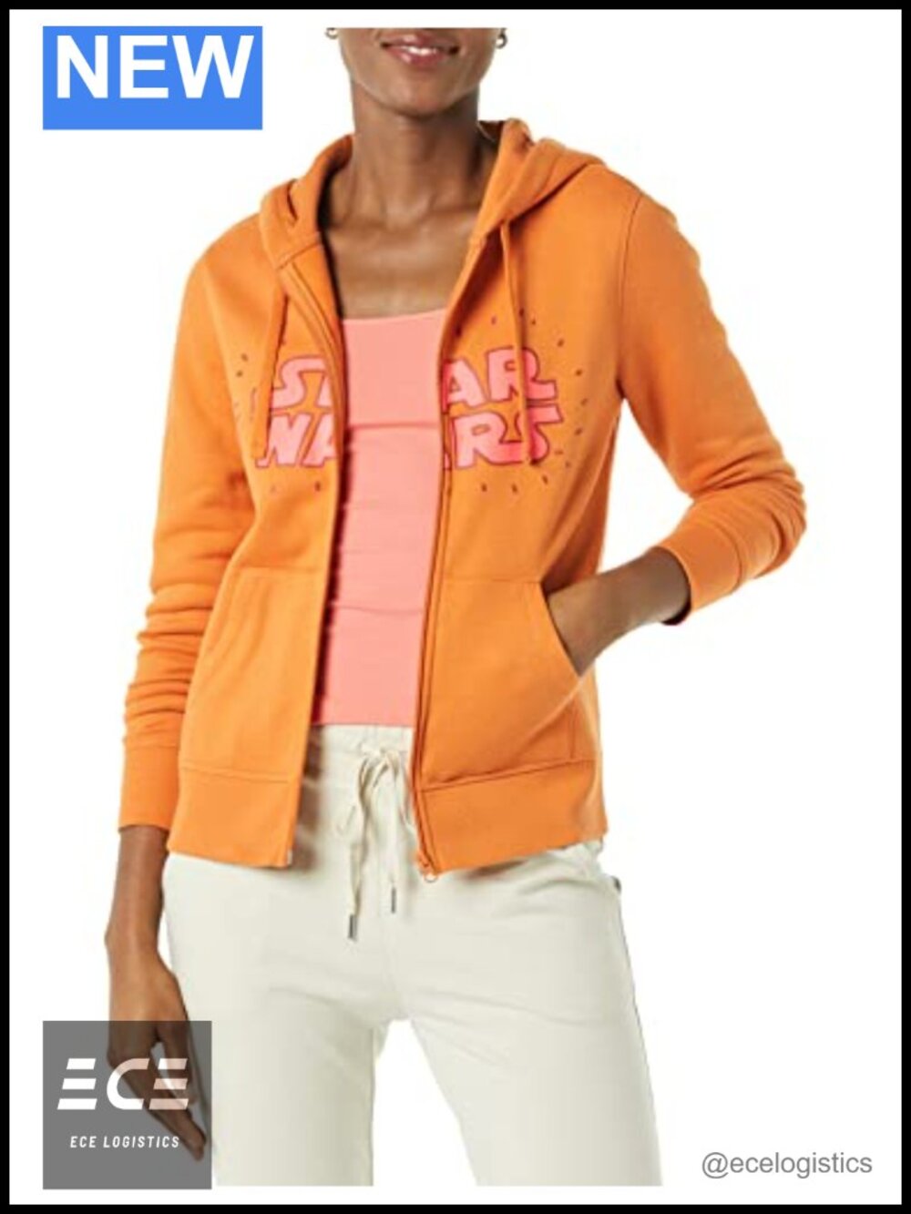 Women's Fleece Full-Zip Hoodie Sweatshirt Classic Fit Brushed Back